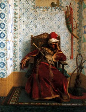 Markos Botsaris Orientalisme Grec Arabe Jean Léon Gérôme Peinture à l'huile